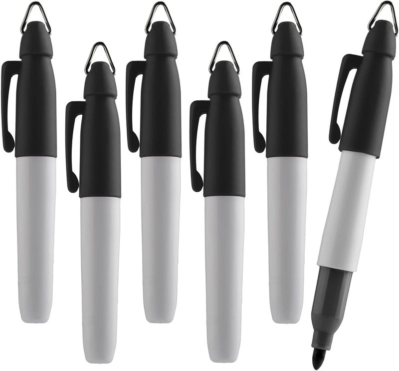 TH Golf Mini Permanent Markers, Assorted Colours, Fine Point, 6 Count (Mixed) - Image 3